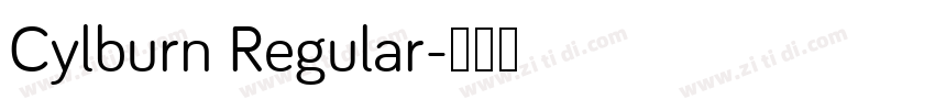 Cylburn Regular字体转换